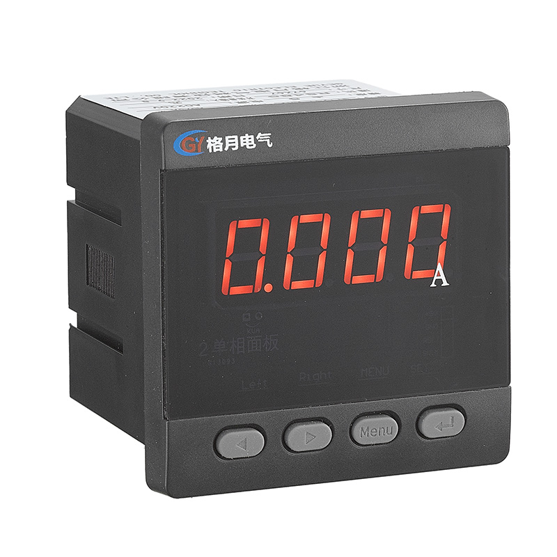 GY1941-K1-serie LED LCD AC DC RS485 Enkeltfase-ammeter