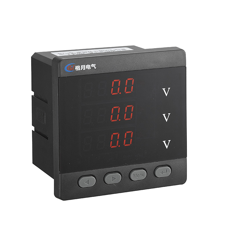 GY194U-K4-serien LED LCD AC DC RS485 TRE FASE Voltmeter
