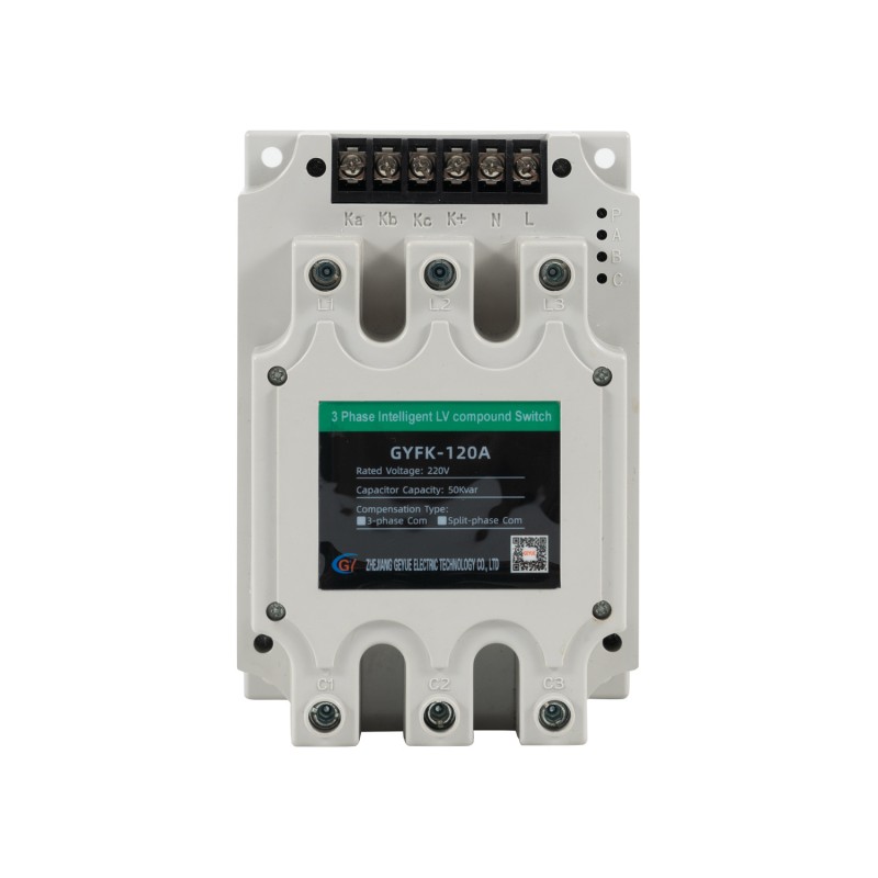 GYFK-120A 380V 50KVAR trefaset kompensation Trefase Intelligent lavspændingsforbindelse Switch