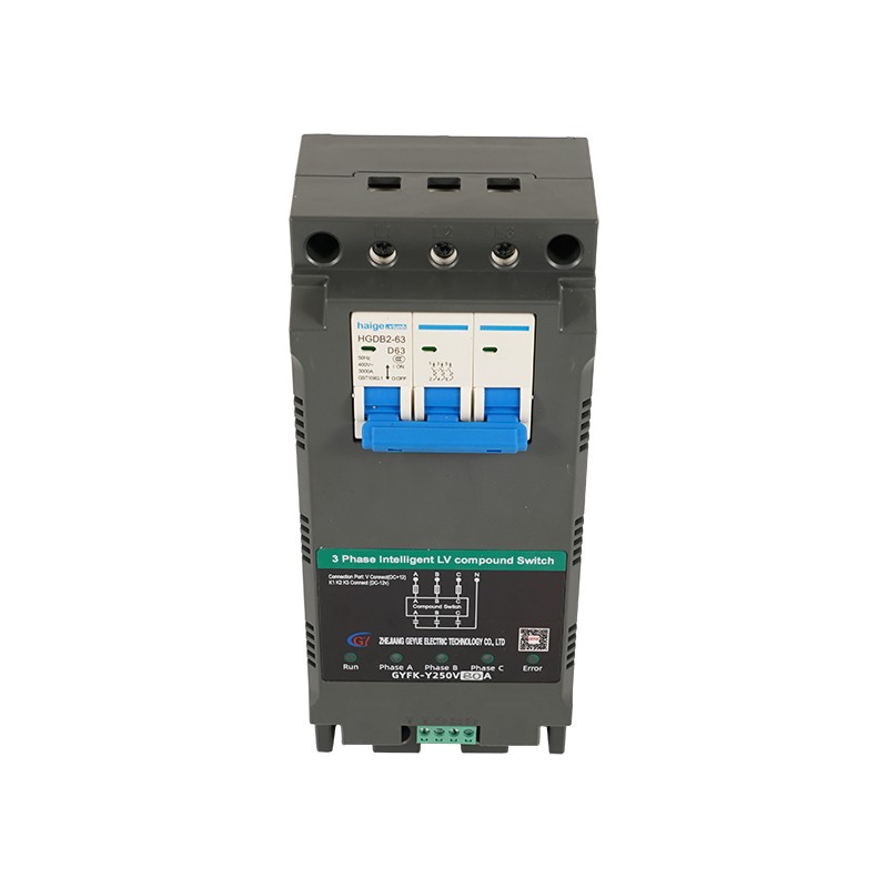 GYFK-Y250V Splitfase-kompensation MCB DZ47 TRE FASE Intelligent lavspændingsforbindelse Switch